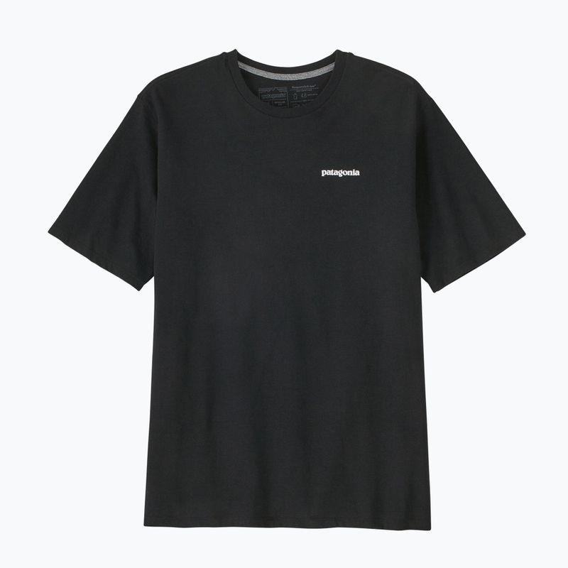 Férfi Patagonia P-6 Logo Responsibili-Tee trekking póló fekete 5