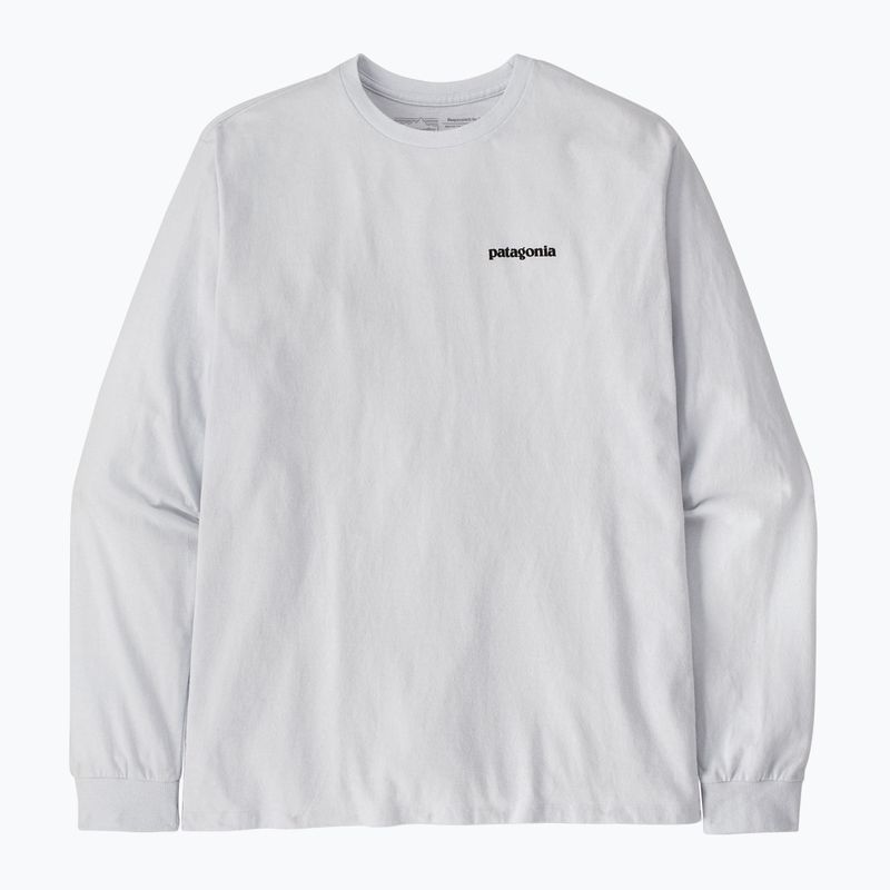 Férfi Patagonia P-6 Logo Responsibili Longsleeve fehér 3