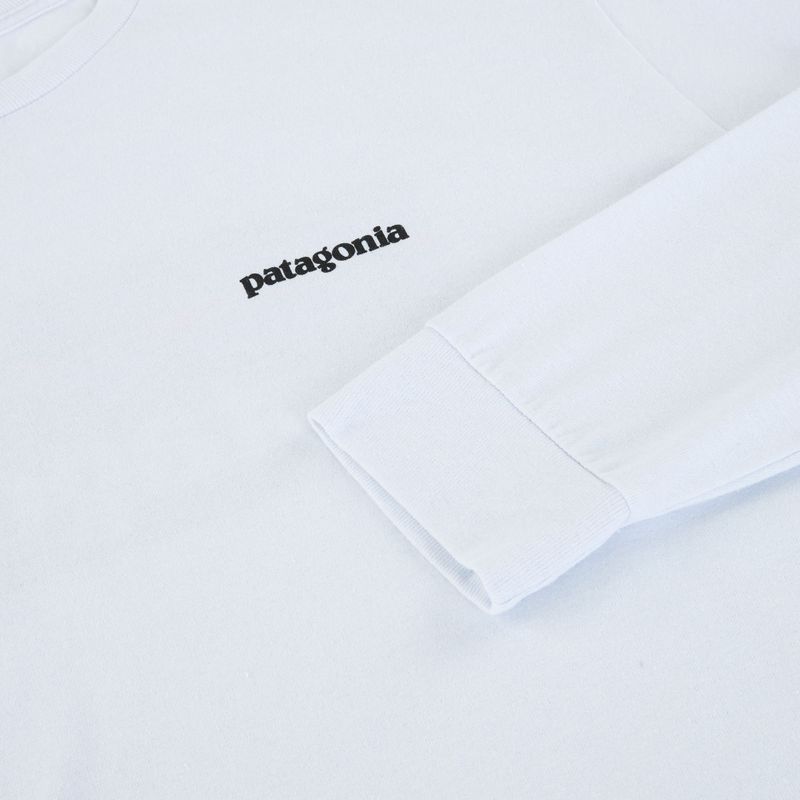 Férfi Patagonia P-6 Logo Responsibili Longsleeve fehér 3