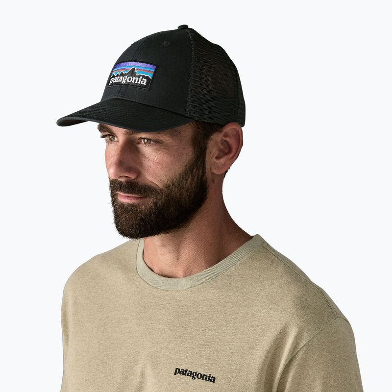 Patagonia P-6 Logo LoPro Trucker sapka fekete 5