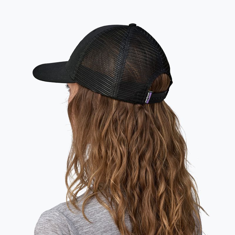 Patagonia P-6 Logo LoPro Trucker sapka fekete 8
