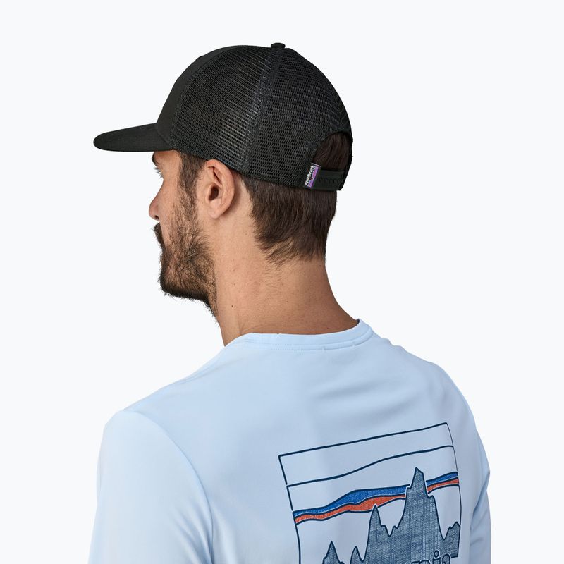 Baseball sapka Patagonia P-6 Logo Trucker black 4