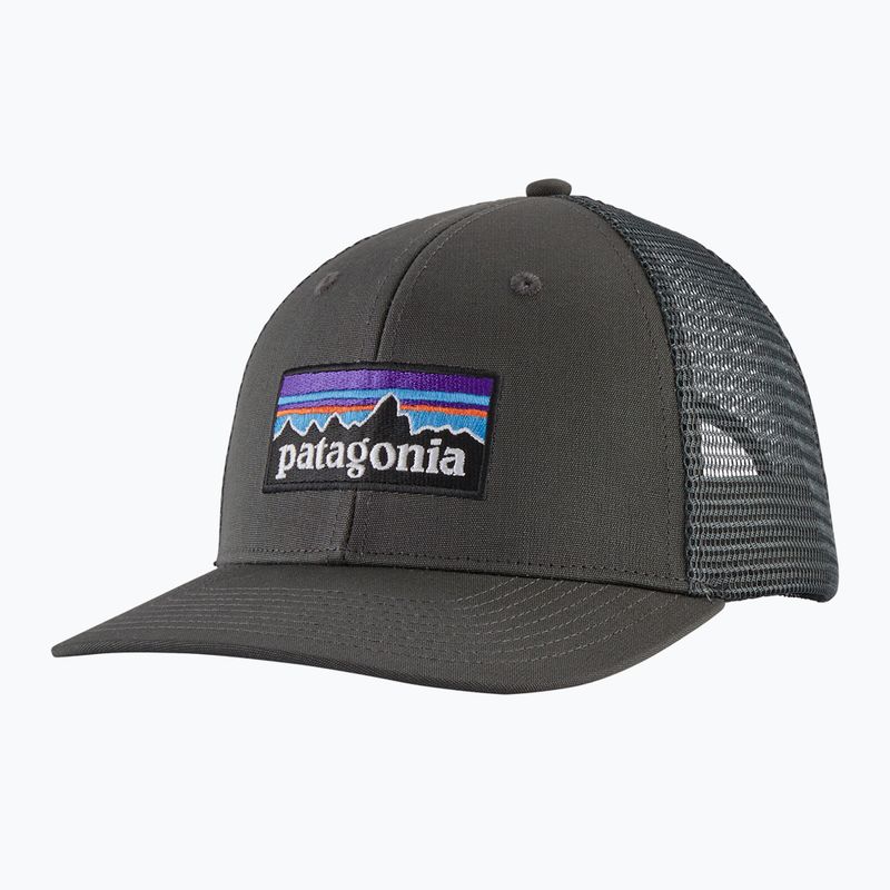 Patagonia P-6 Logo Trucker sapka szürke kovácsolt szürke