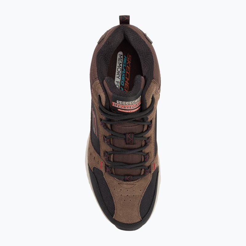 SKECHERS Oak Canyon Ironhide csokoládé férfi túracipő 6