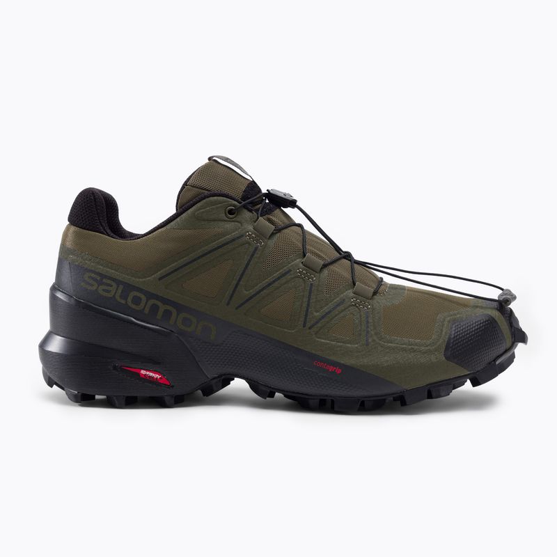 Férfi túracipő Salomon Speedcross 5 Wide zöld L40981300 2