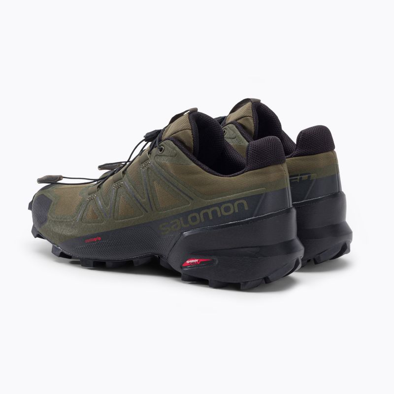 Férfi túracipő Salomon Speedcross 5 Wide zöld L40981300 3