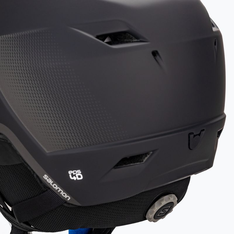 Salomon Férfi síbukósisak Pioneer Lt Visor Fekete L41199900 6