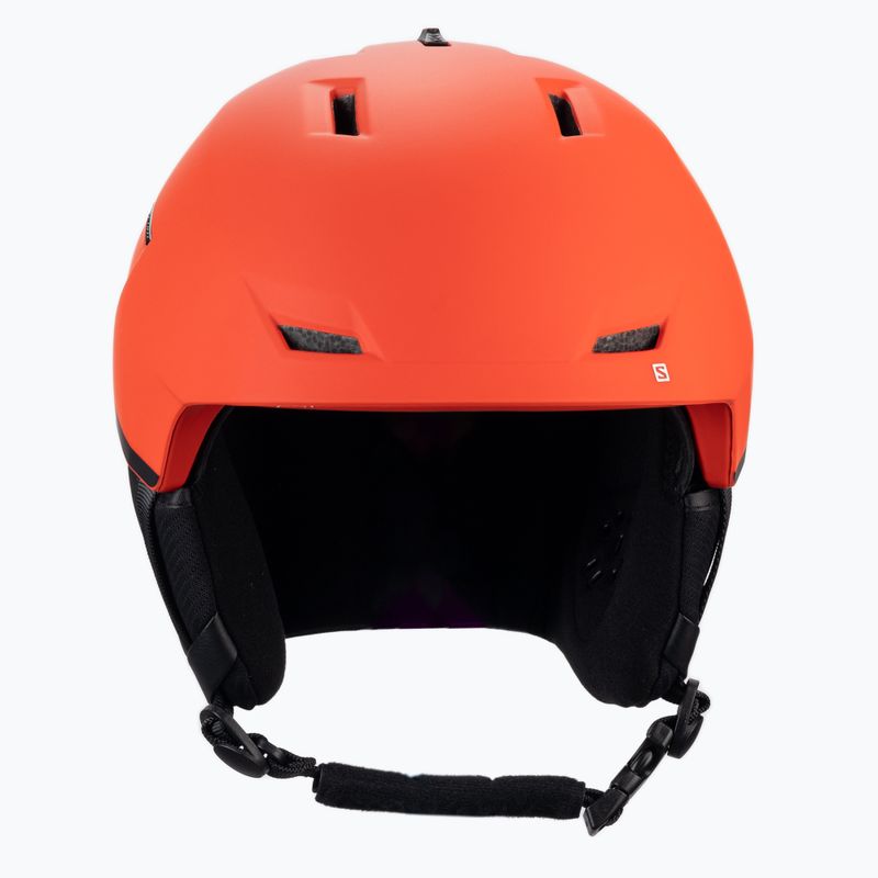 Férfi síbukósisak Salomon Pioneer Lt piros L41160000 2