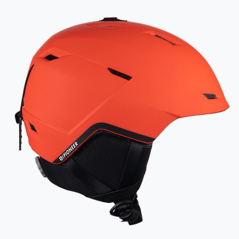 Férfi síbukósisak Salomon Pioneer Lt piros L41160000 4