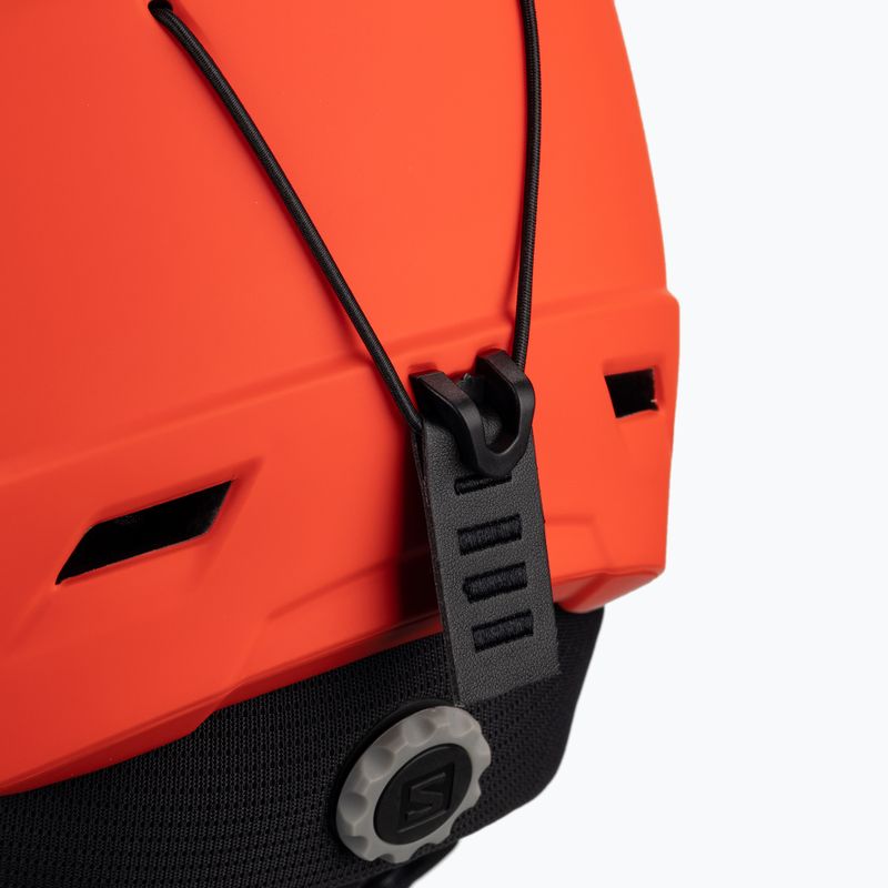 Férfi síbukósisak Salomon Pioneer Lt piros L41160000 6