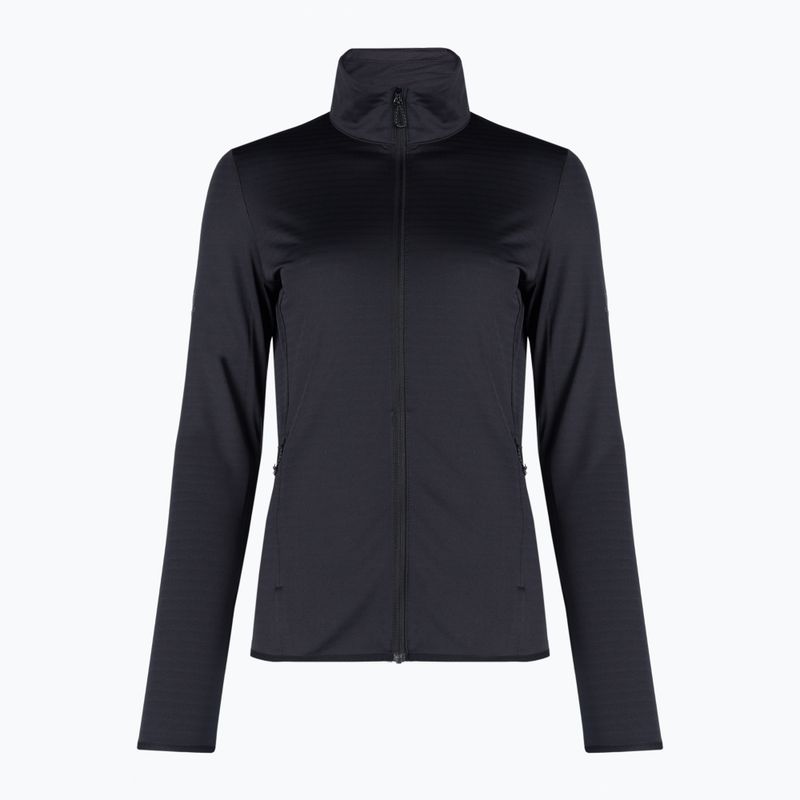 Női Salomon Outrack Full Zip Mid fleece pulóver fekete LC1358200