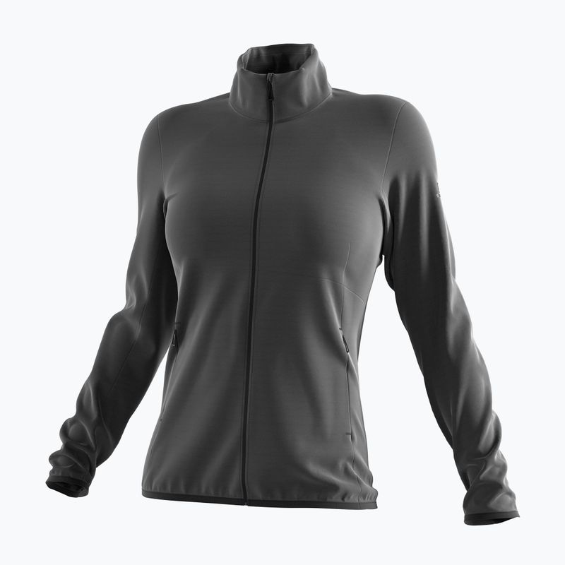 Női Salomon Outrack Full Zip Mid fleece pulóver fekete LC1358200 5