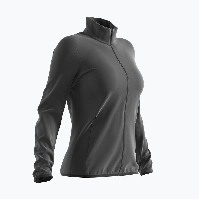 Női Salomon Outrack Full Zip Mid fleece pulóver fekete LC1358200 7