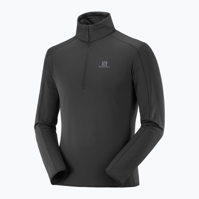 Férfi Salomon Outrack HZ Mid fleece pulóver fekete LC1369900