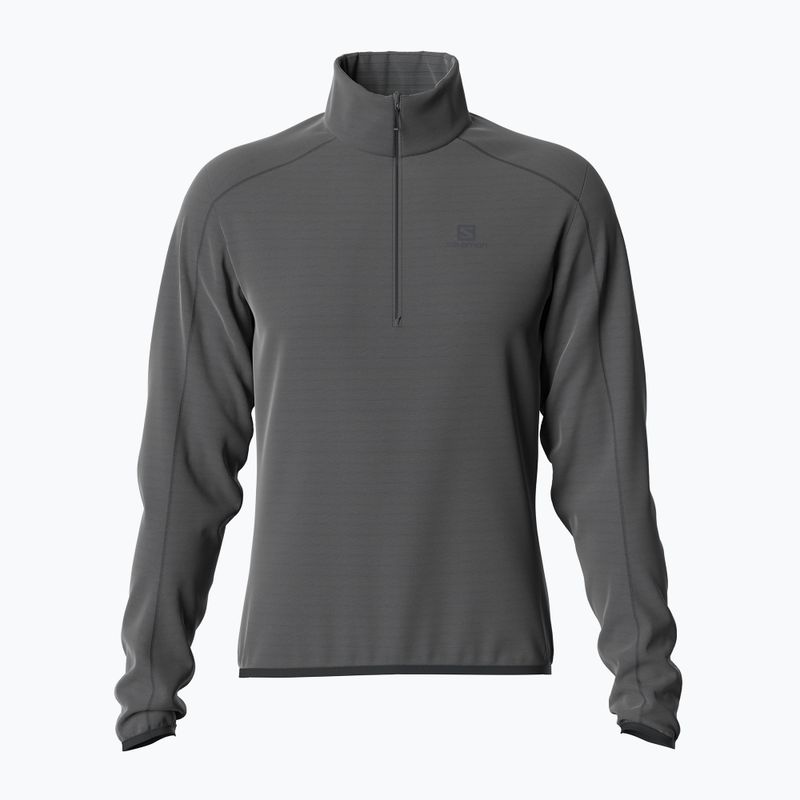 Férfi Salomon Outrack HZ Mid fleece pulóver fekete LC1369900 2