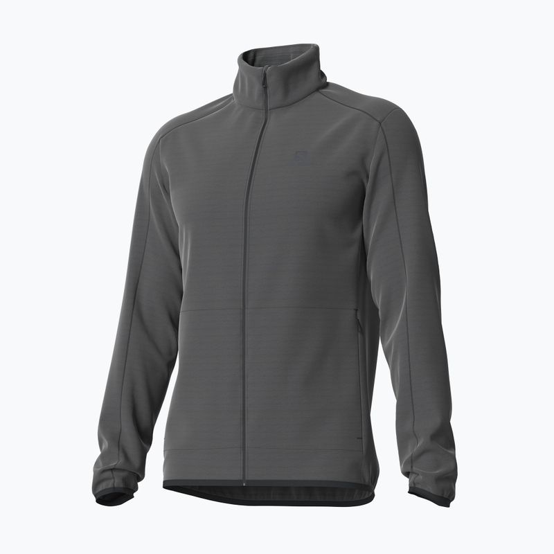 Férfi Salomon Outrack Full Zip Mid fleece pulóver fekete LC1369200 2