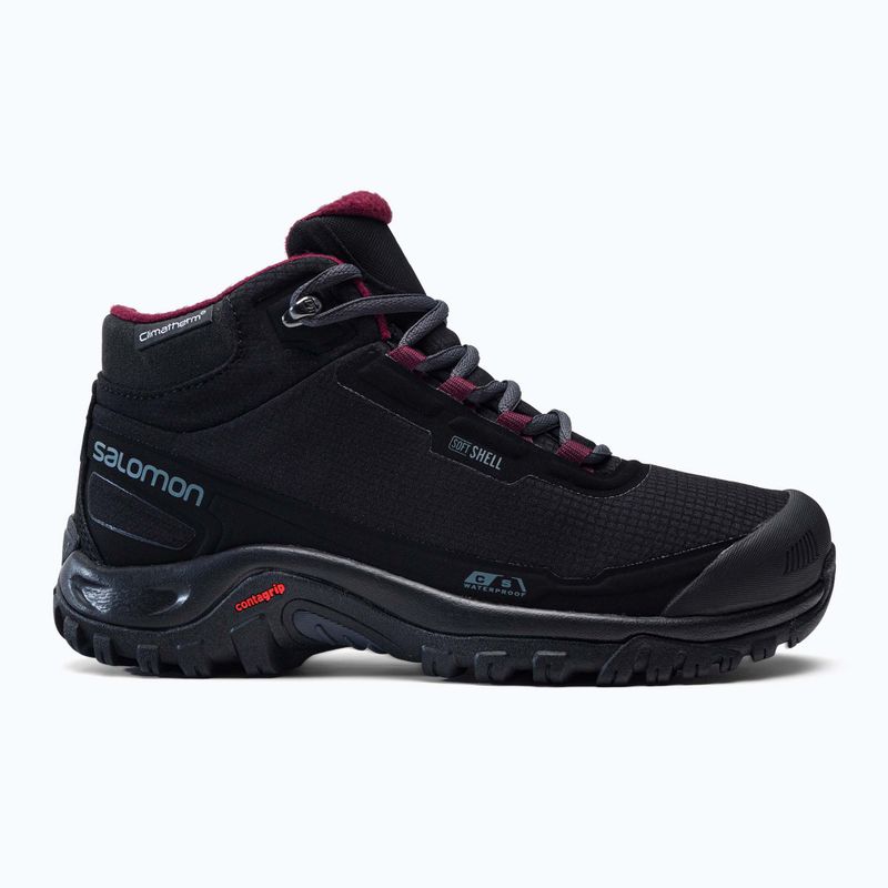 Salomon Shelter CS WP női trekking bakancs fekete L41110500 2
