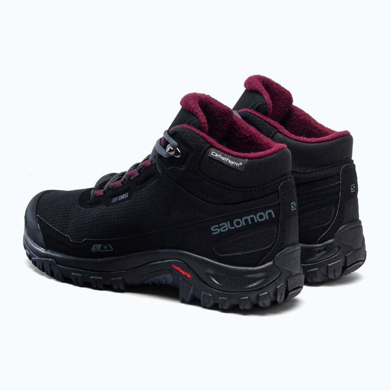 Salomon Shelter CS WP női trekking bakancs fekete L41110500 3