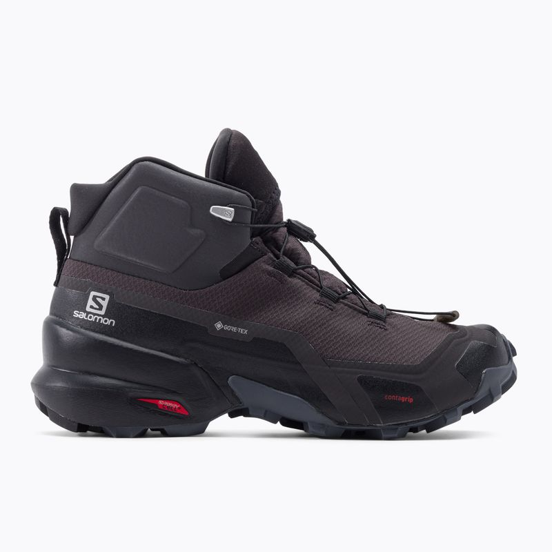 Salomon Cross Hike Mid Gore-Tex férfi túrabakancs fekete L41118500 2
