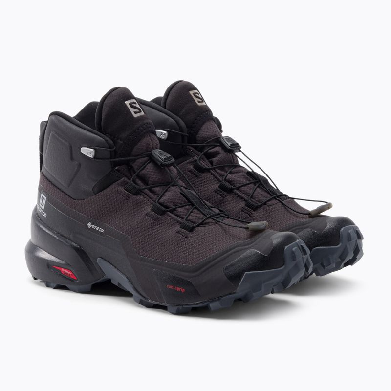 Salomon Cross Hike Mid Gore-Tex férfi túrabakancs fekete L41118500 6