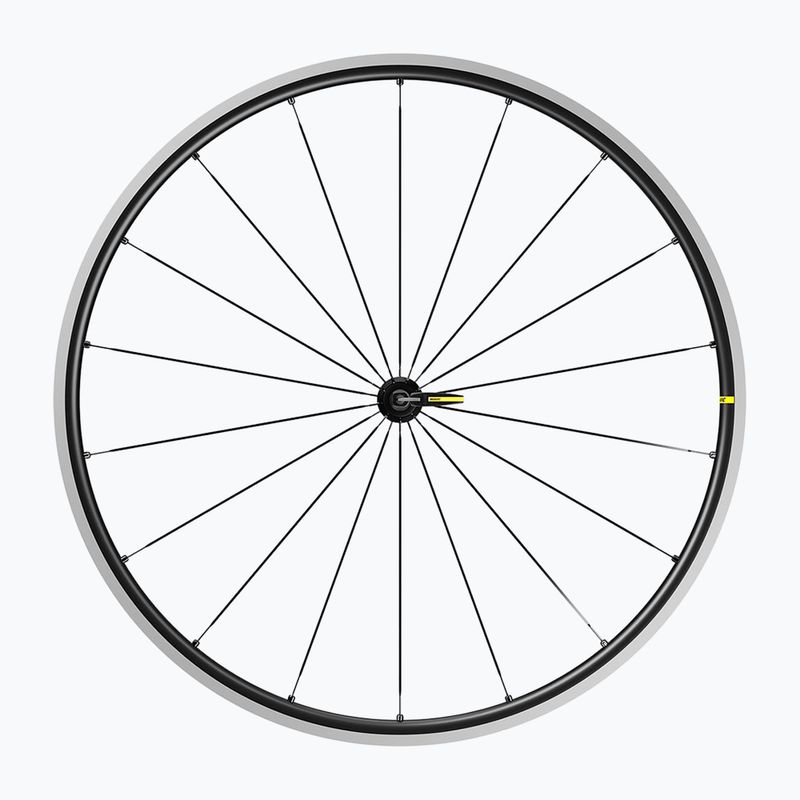 Mavic Ksyrium S fekete/ezüst első kerékpár kerék F9019101