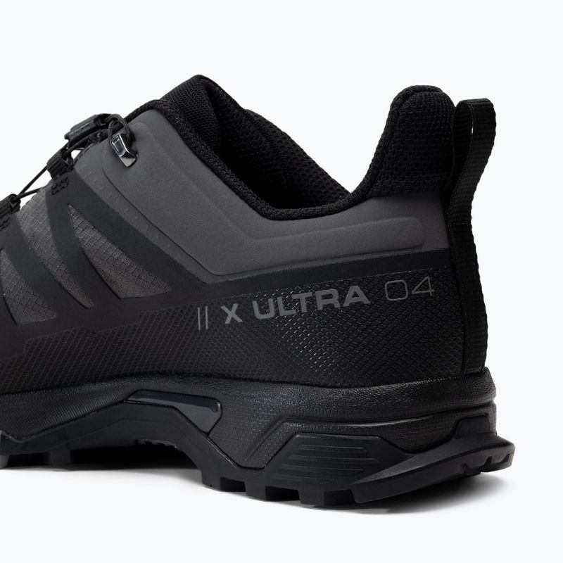 Salomon X Ultra 4 GTX fekete-szürke férfi túracipő L41385100 8