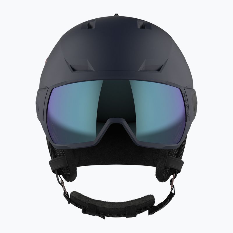 Női síbukósisak Salomon Icon LT Visor Photo Sigma S1-S3 sötétkék L41529800 12