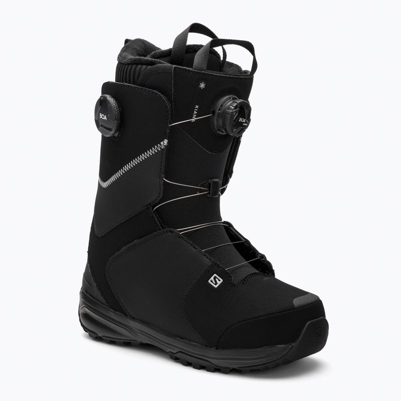 Női snowboard csizma Salomon Kiana Dual Boa fekete L41429100