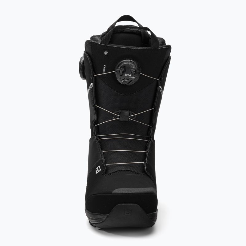 Női snowboard csizma Salomon Kiana Dual Boa fekete L41429100 3