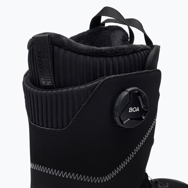 Női snowboard csizma Salomon Kiana Dual Boa fekete L41429100 8