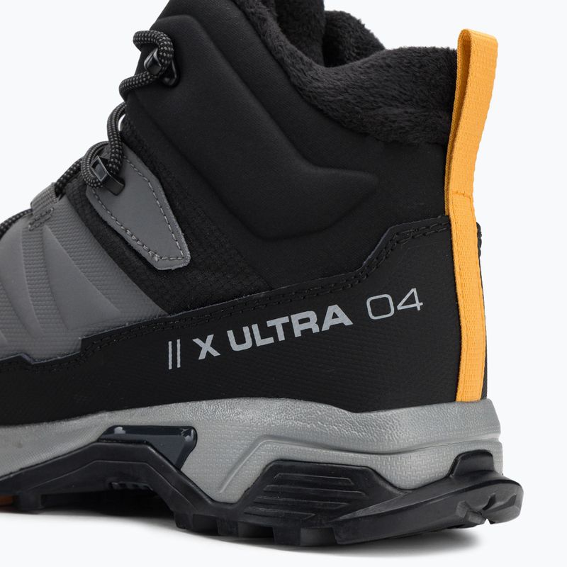 Salomon X Ultra 4 MID Winter TS CSWP szürke-fekete férfi túracipő L41355200 9