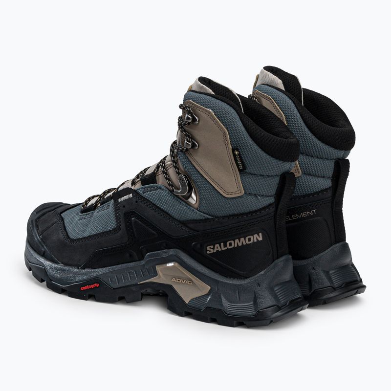 Salomon Quest Element GTX fekete-kék női túracipő L41457400 3