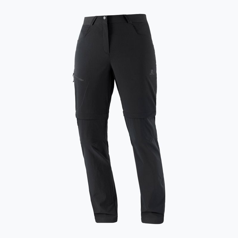 Női trekking nadrág Salomon Wayfarer Zip Off fekete LC1701900 5