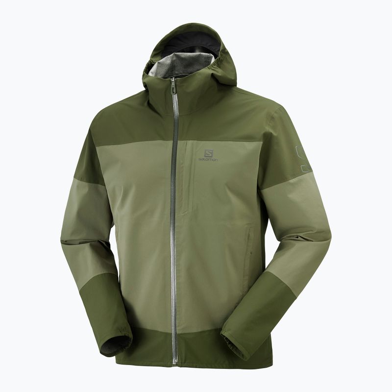 Salomon Outrack 2.5L zöld férfi esőkabát LC1703400