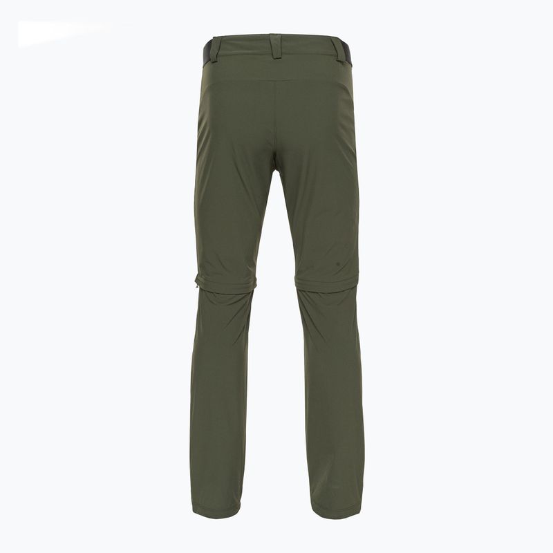 Férfi trekking nadrág Salomon Wayfarer Zip Off zöld LC1741100 4