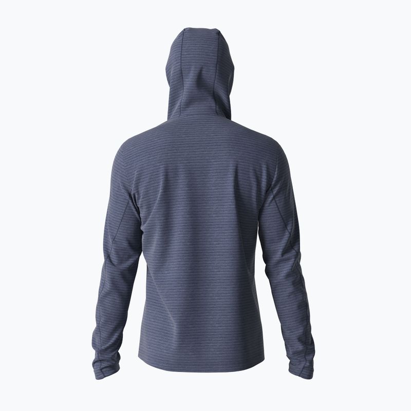 Férfi Salomon Outline FZ Hoodie fleece pulóver sötétkék LC1712100 3