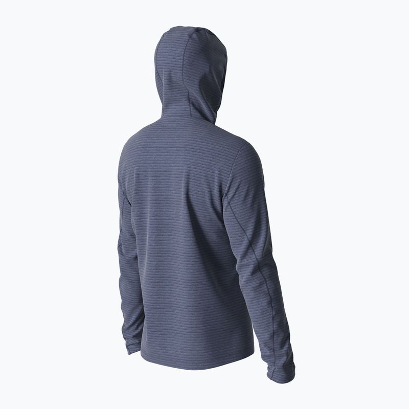Férfi Salomon Outline FZ Hoodie fleece pulóver sötétkék LC1712100 6