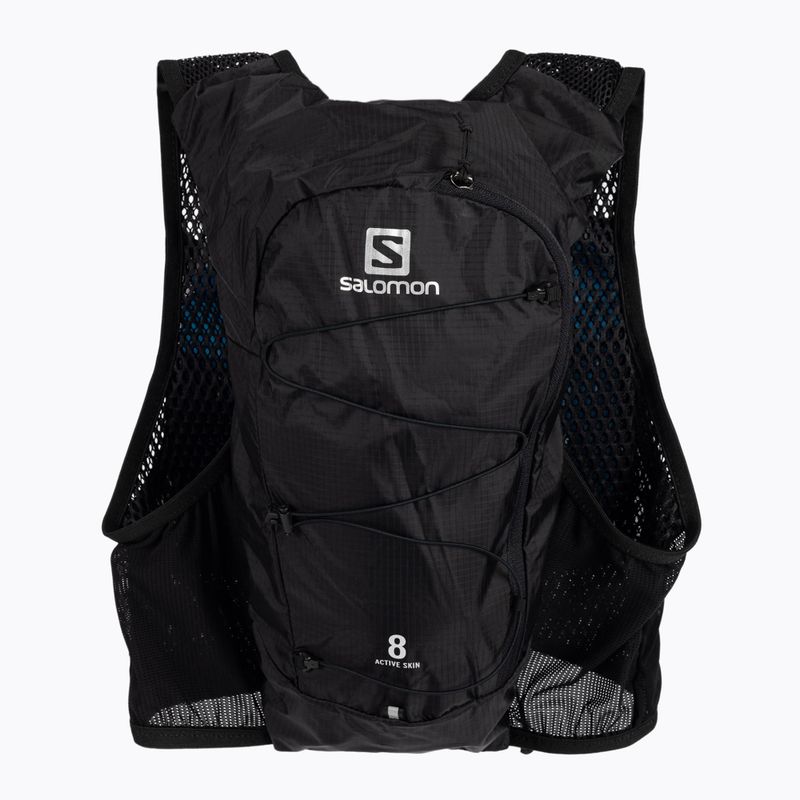 Salomon Active Skin 8 szett futó mellény fekete LC1757900 2
