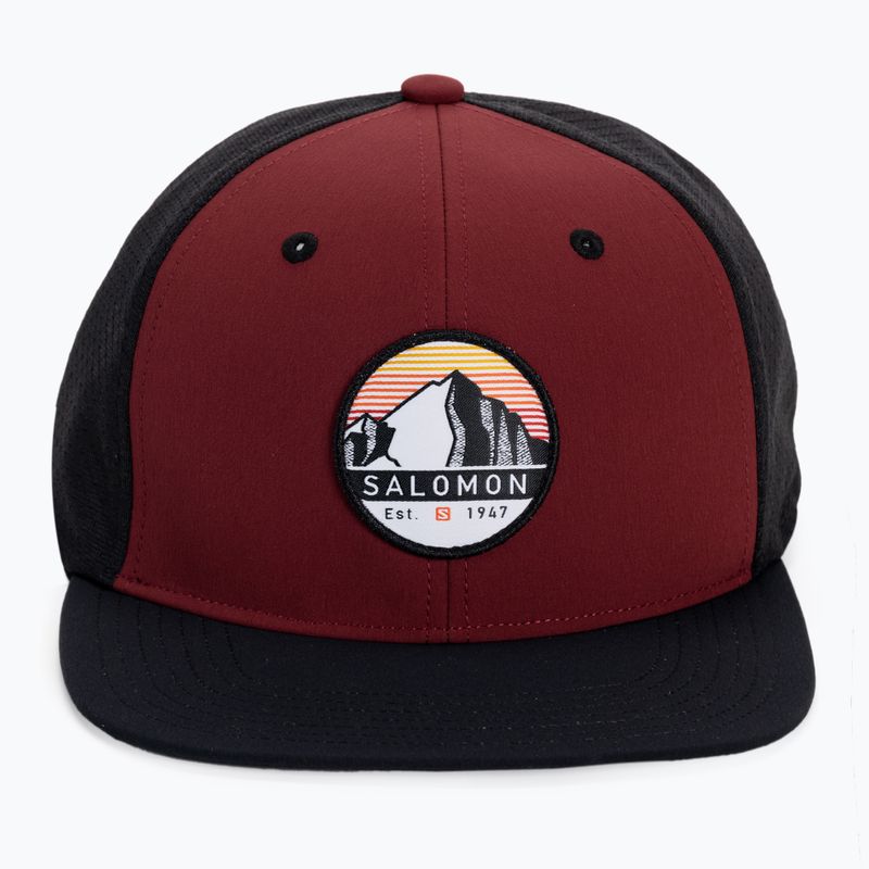 Salomon Trucker Flat baseball sapka bordó LC1680700 4