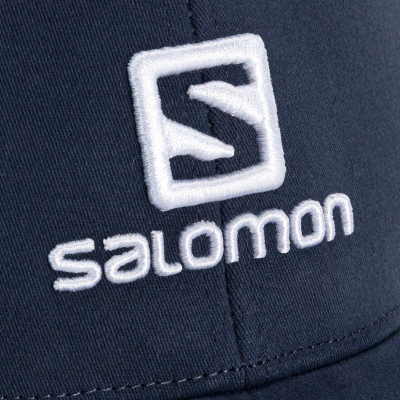 Salomon logós baseball sapka tengerészkék LC1682300 5