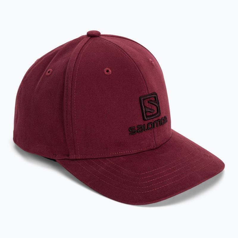 Salomon logós baseball sapka piros LC1682400