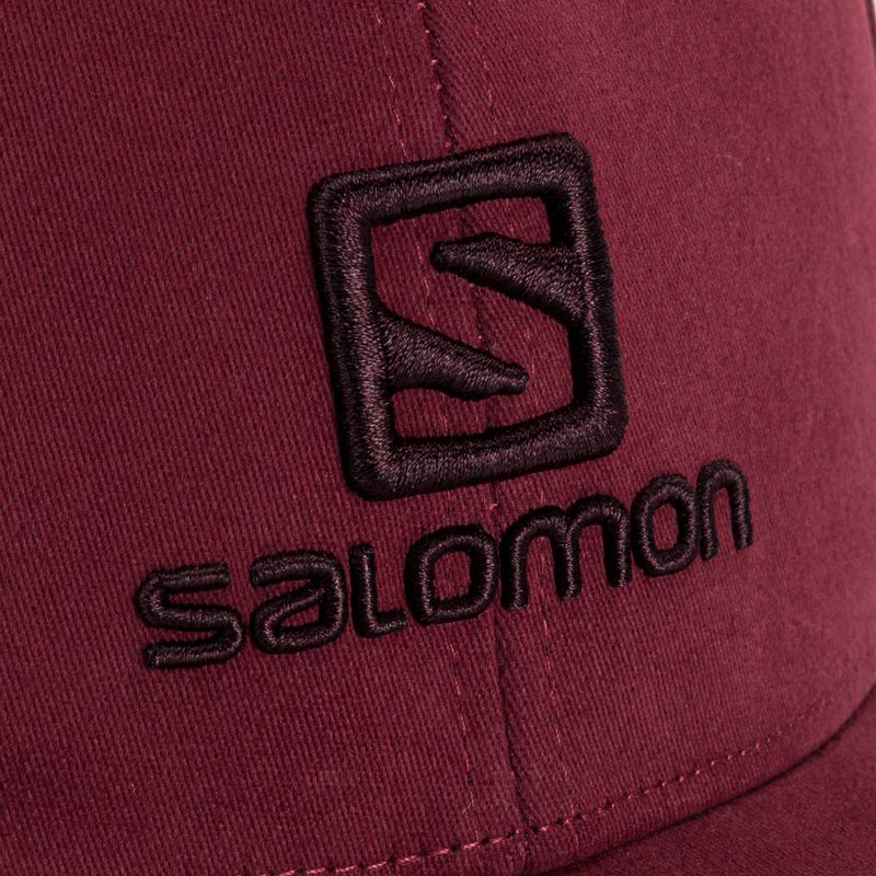 Salomon logós baseball sapka piros LC1682400 5