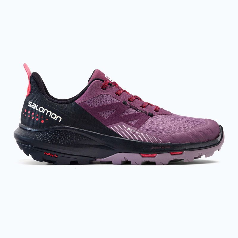 Salomon Outpulse GTX női túrabakancs fekete/rózsaszín L41689700 2