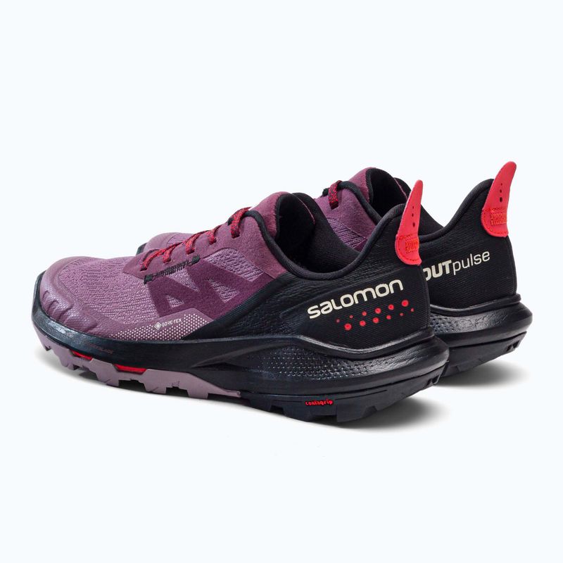 Salomon Outpulse GTX női túrabakancs fekete/rózsaszín L41689700 3
