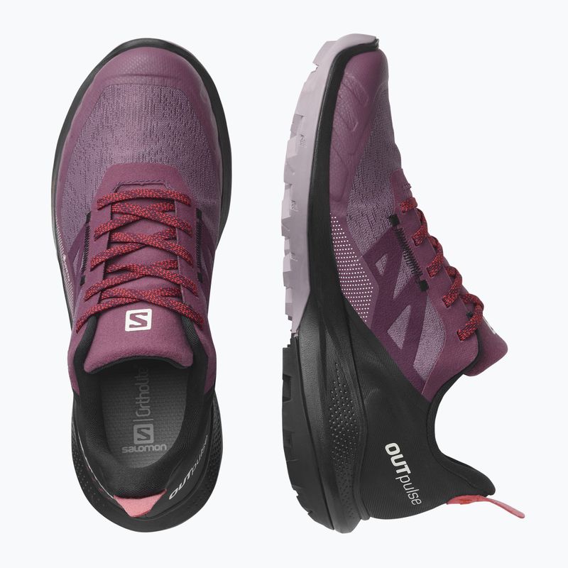 Salomon Outpulse GTX női túrabakancs fekete/rózsaszín L41689700 14