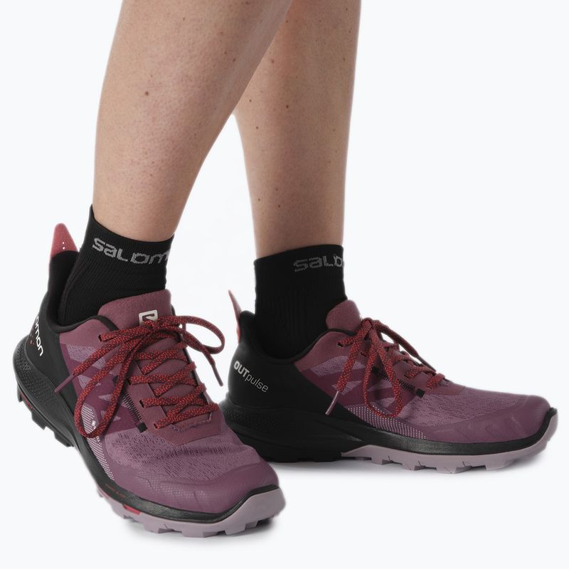 Salomon Outpulse GTX női túrabakancs fekete/rózsaszín L41689700 16
