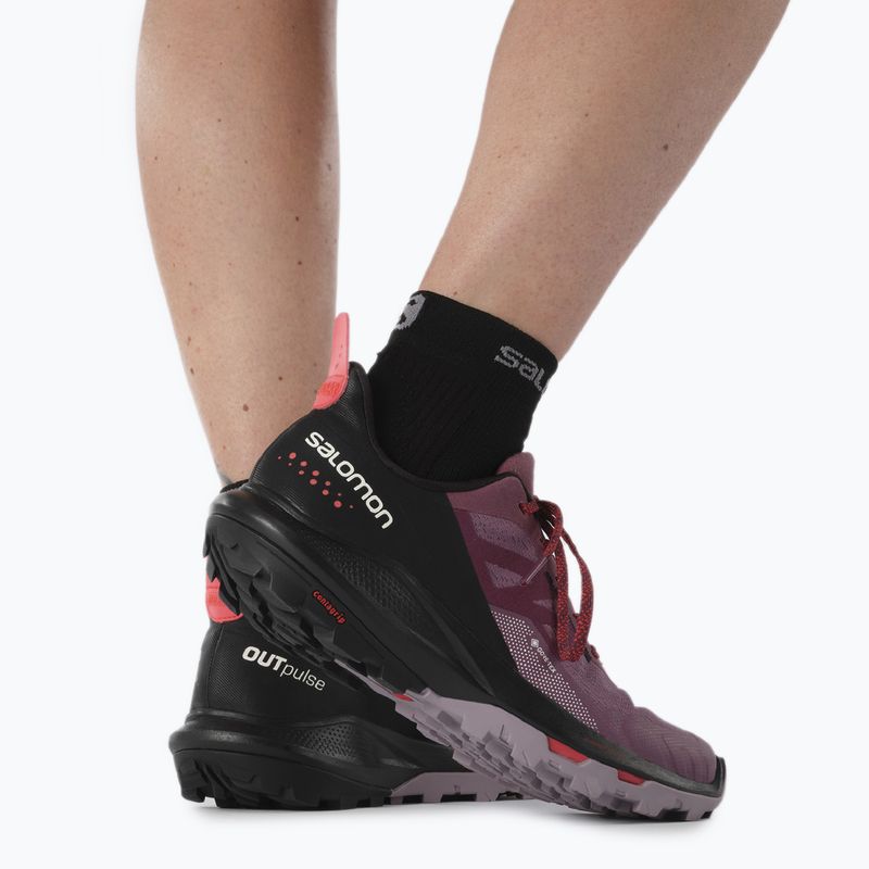 Salomon Outpulse GTX női túrabakancs fekete/rózsaszín L41689700 17