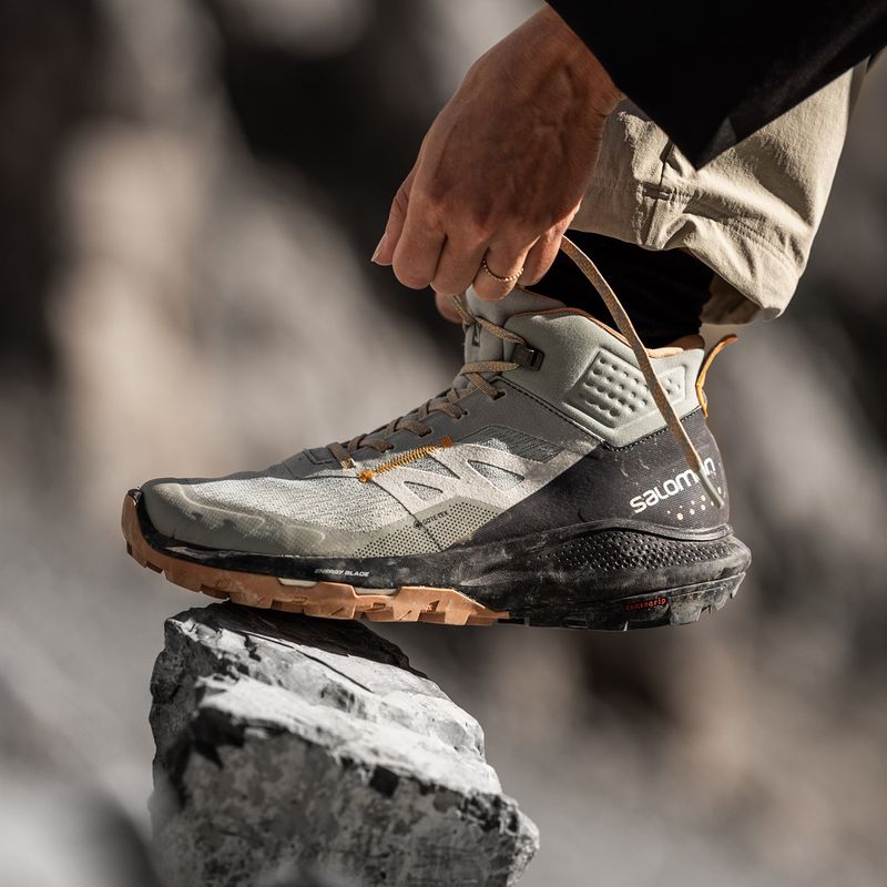 Férfi túrabakancs Salomon Outpulse Mid Gore-Tex zöld-fekete L41588900 8