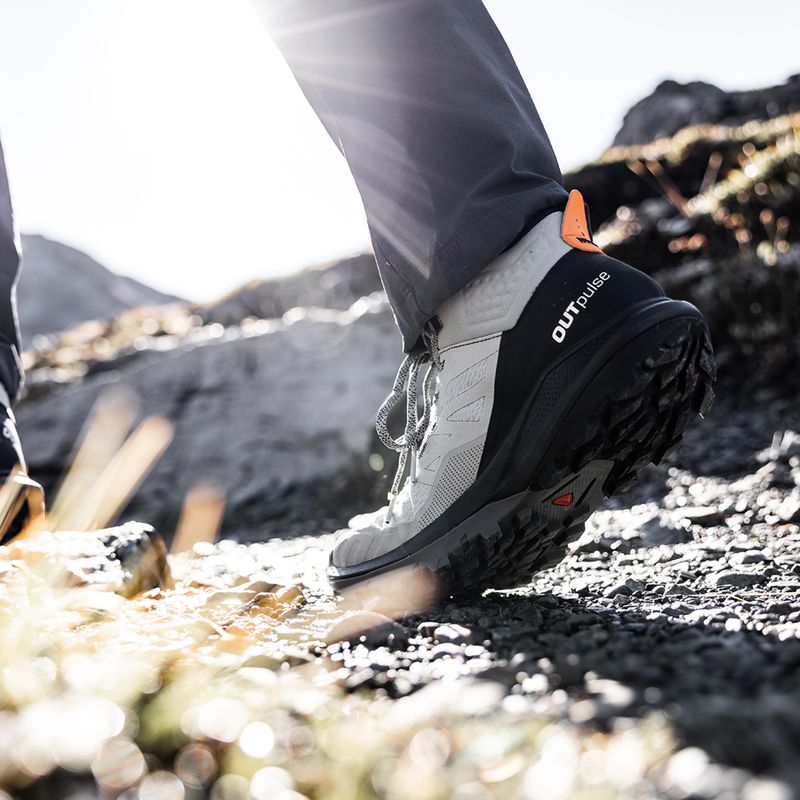 Férfi túrabakancs Salomon Outpulse Mid Gore-Tex zöld-fekete L41588900 9