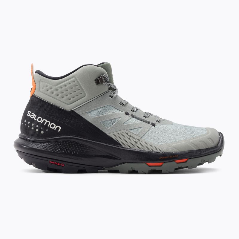 Férfi túrabakancs Salomon Outpulse Mid Gore-Tex zöld-fekete L41588900 2